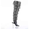 Pleaser - DELIGHT3017HGRSF Bottes cuissardes à plateforme - Noir Product image